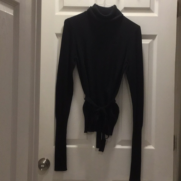 Brown Le Tigre Turtleneck Sweater that Ties around the Waist - Picture 9 of 14